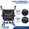 Picture of Pisces Ultra-Fold Compact Portable Lightweight Transport Chair