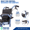 Picture of Pisces Ultra-Fold Compact Portable Lightweight Transport Chair